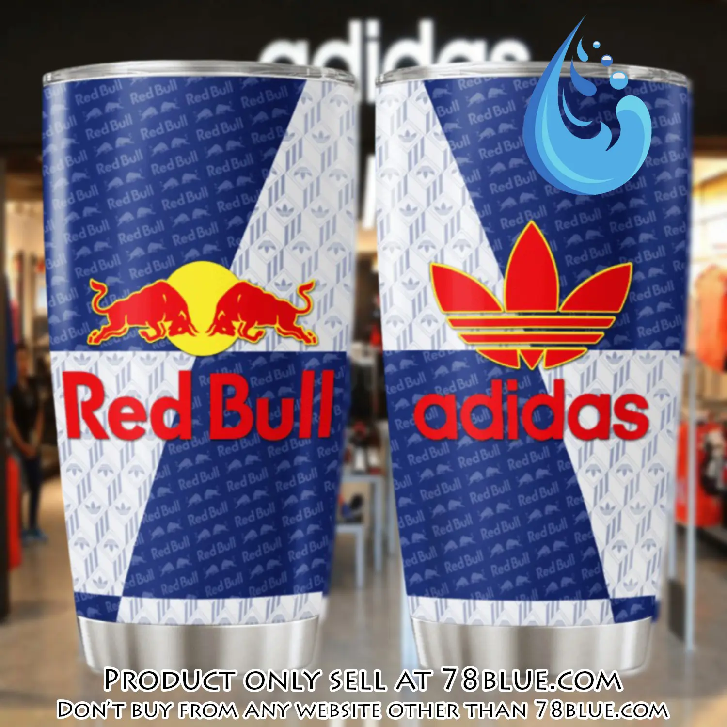 Adidas red bull stainless steel tumbler 20oz30oz 78b1138168